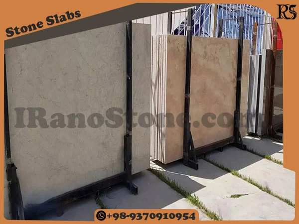 3 model of natural stone slabs in a row