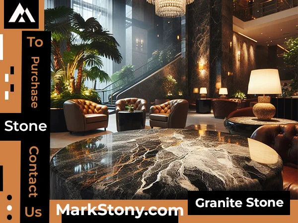 Granite stone at hotel design