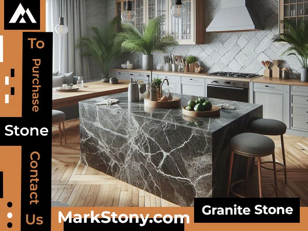 Granite stone design for countertop at home